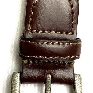 clarks leather belts